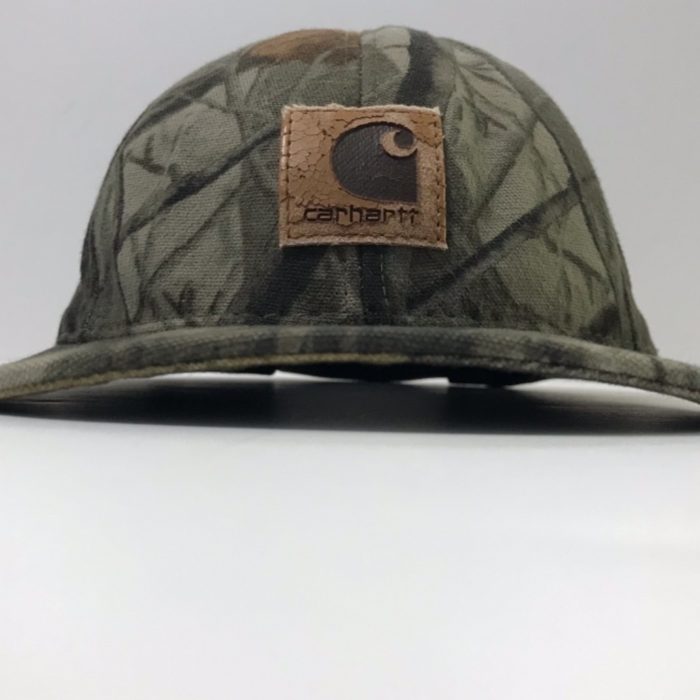 ♻️SOLD VTG Carhartt Camo Hat USA Made A152 CMO - Picture 5 of 9